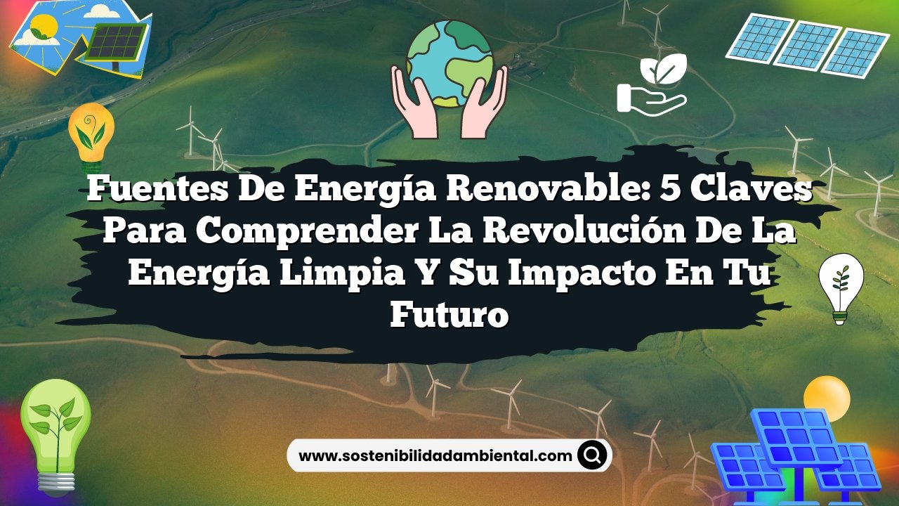 Fuentes de Energía Renovable: 5 Claves para Comprender la Revolución de la Energía Limpia y Su Impacto en Tu Futuro