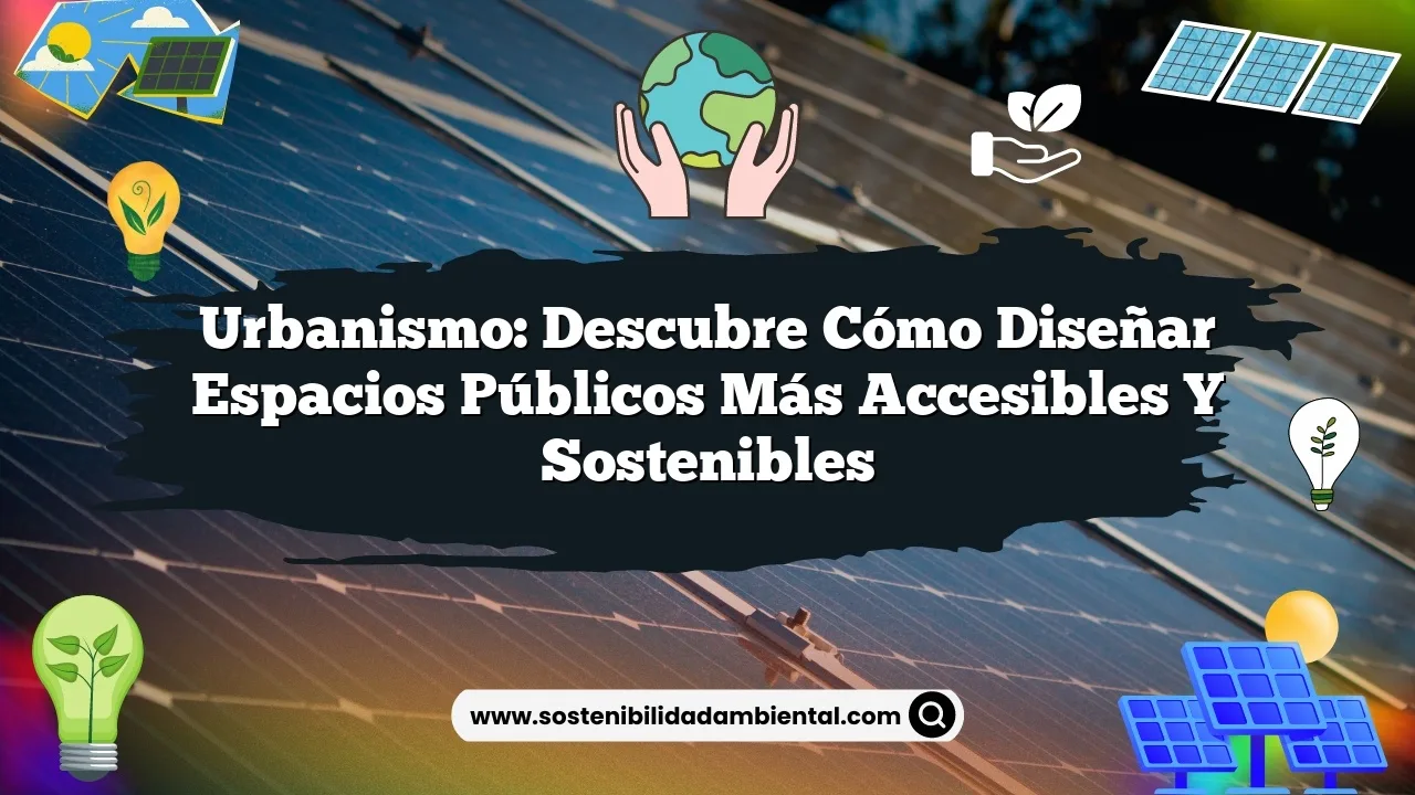 Urbanismo: Descubre cómo diseñar espacios públicos más accesibles y sostenibles